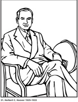 Herbert Hoover Coloring Pages