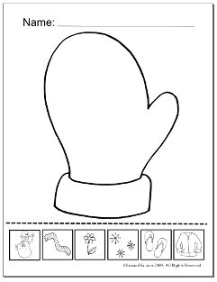 Mitten Worksheet Printables