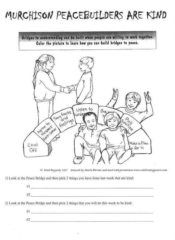 Positive Behavior Worksheets for Kids