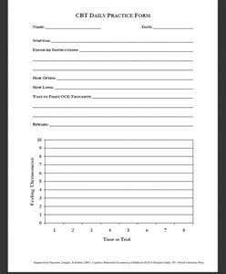 Relapse Prevention Plan Worksheets