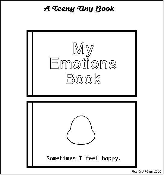 My Emotions Book Printable