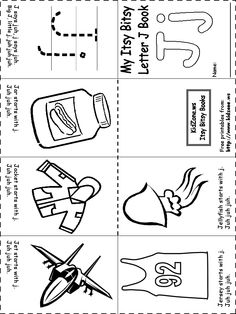 Printable Preschool Worksheets Letter J