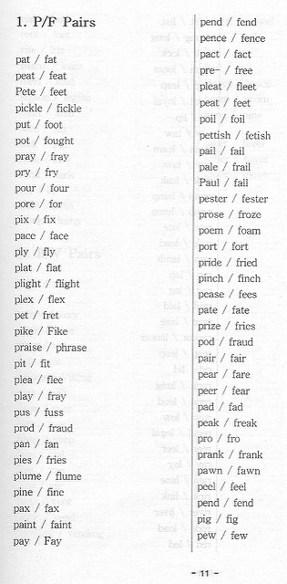 S and Z Minimal Pairs Worksheets