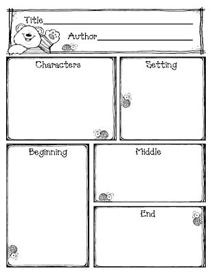 1st Grade Story Graphic Organizer