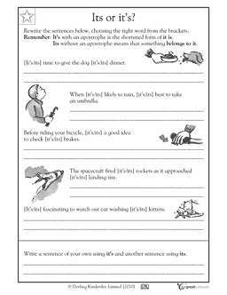 4th Grade Writing Worksheets