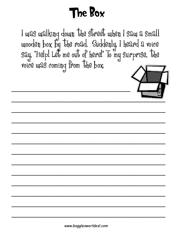 creative writing activities for grade 2