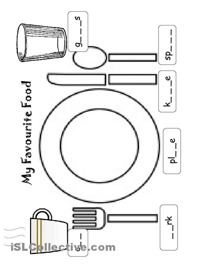 Healthy Food Worksheets Kindergarten