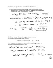 Mole Calculation Worksheet