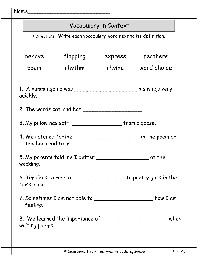 15 Best Images of 6th Grade Spelling Words Worksheets - 6th Grade ...