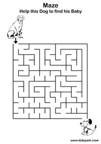 1st Grade Maze Worksheets