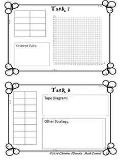 Equivalent Ratio Tables