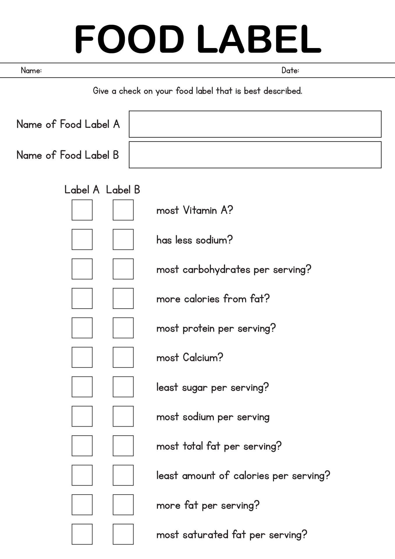 15 Nutrient Worksheets For Students Worksheeto