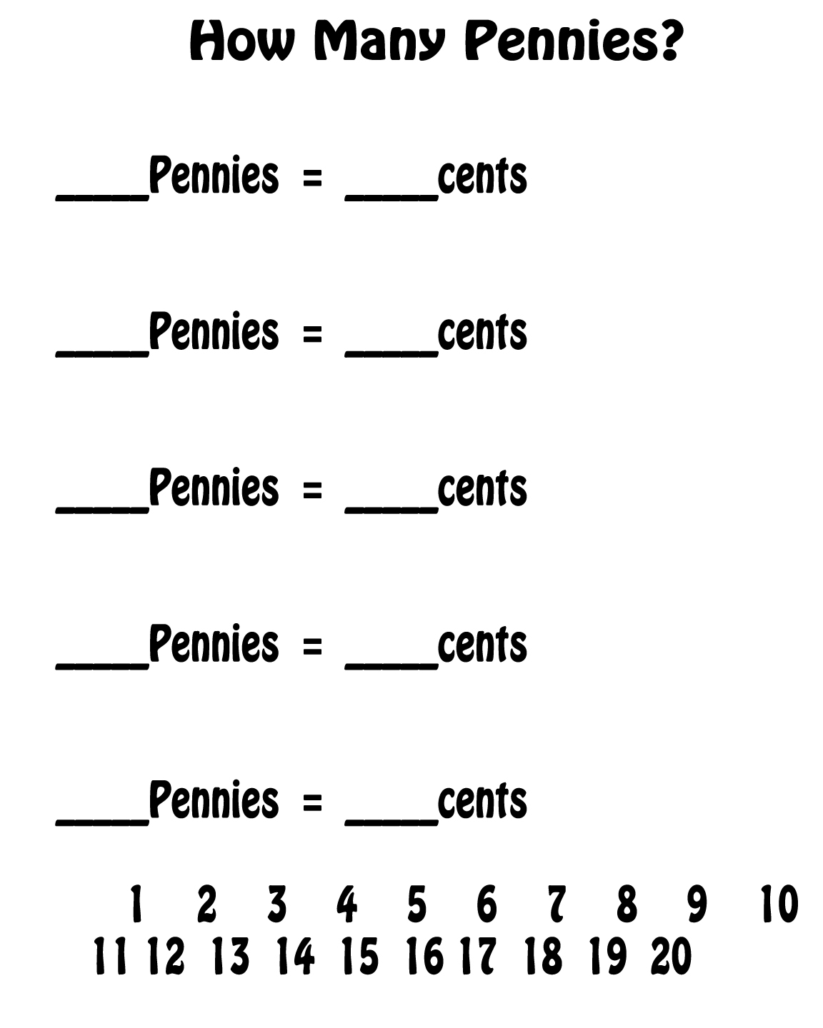 Free Printable Worksheets