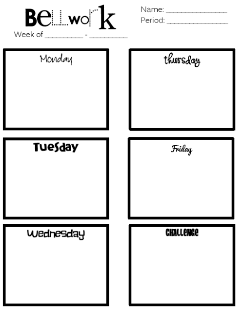 Math Graphic Organizer Templates