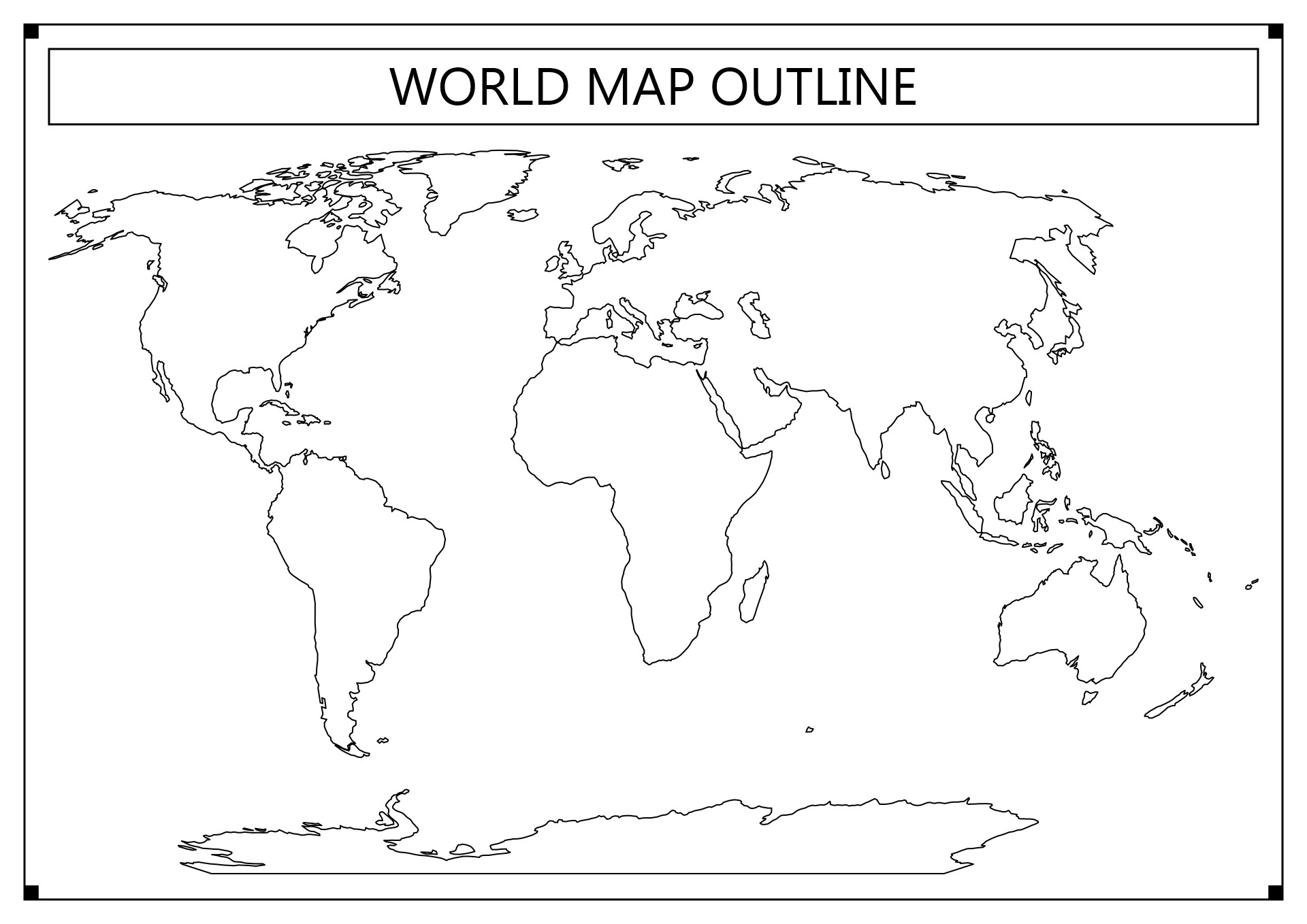 14 Blank Continents And Oceans Worksheets Free PDF At Worksheeto