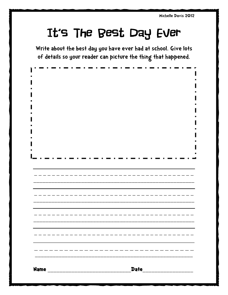Writing Prompts For Second Graders