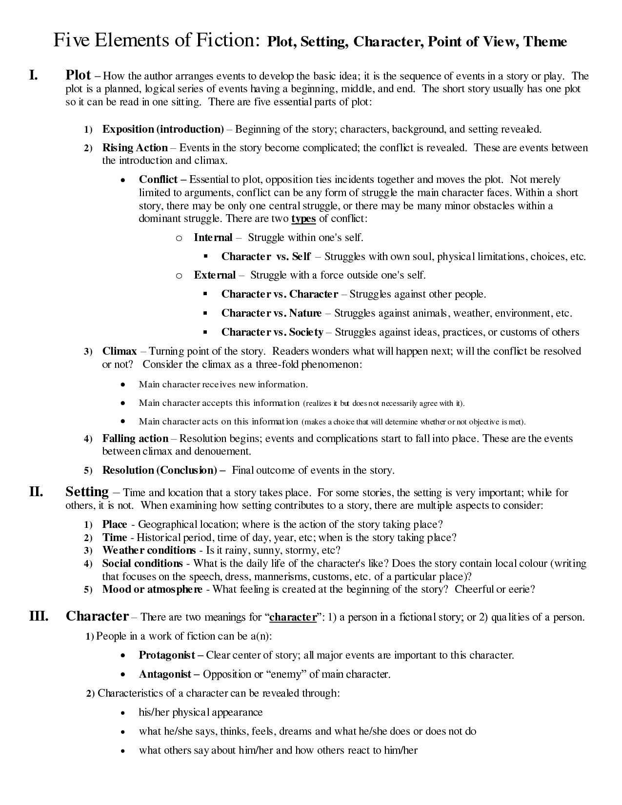 16 Identifying Plot Worksheets Worksheeto