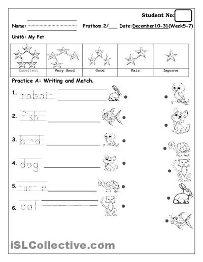 Free Printable Pet Worksheets