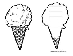 Ice Cream Counting Worksheets