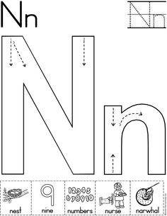 Printable Preschool Worksheets Letter N