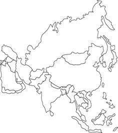 15 Best Images of Asia Worksheets Grade 7 - Printable Blank World Map ...