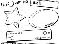 All About Me Super Teacher Worksheets