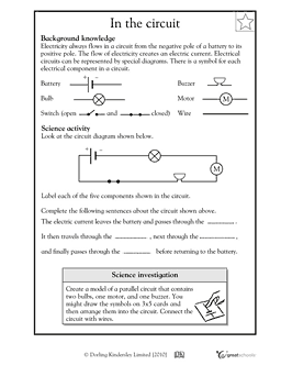 Electrical Circuit Diagram Worksheet