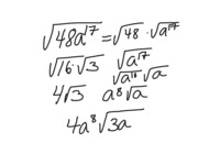 Simplifying Radicals with Variables and Exponents