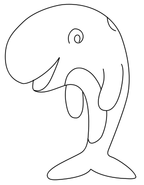 Whale Coloring Pages for Kids