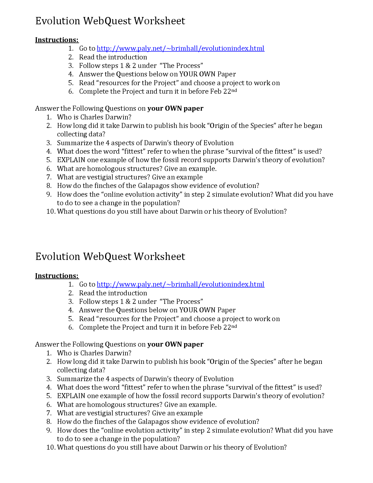 12 Evidence Of Evolution Worksheet Answer Key Worksheeto