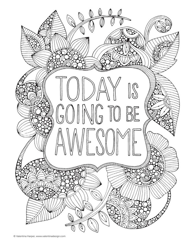 Awesome Adult Coloring Pages Free Printables