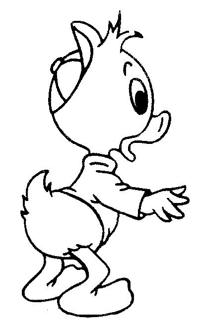 Disney Huey Dewey and Louie Coloring Page