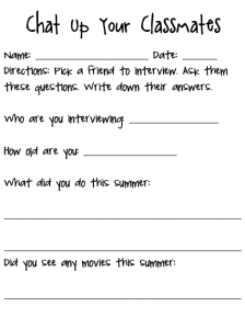 Printable Social Skills Worksheets