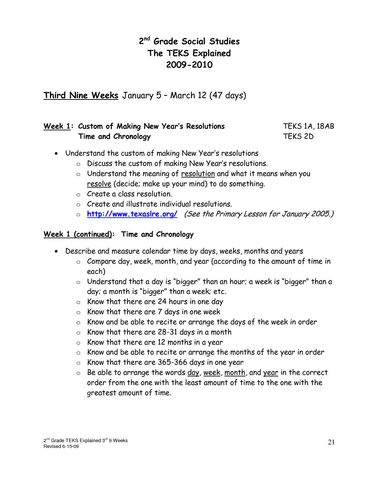 2nd Grade Social Studies Worksheets