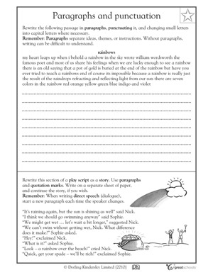 5th Grade Paragraph Writing Worksheets