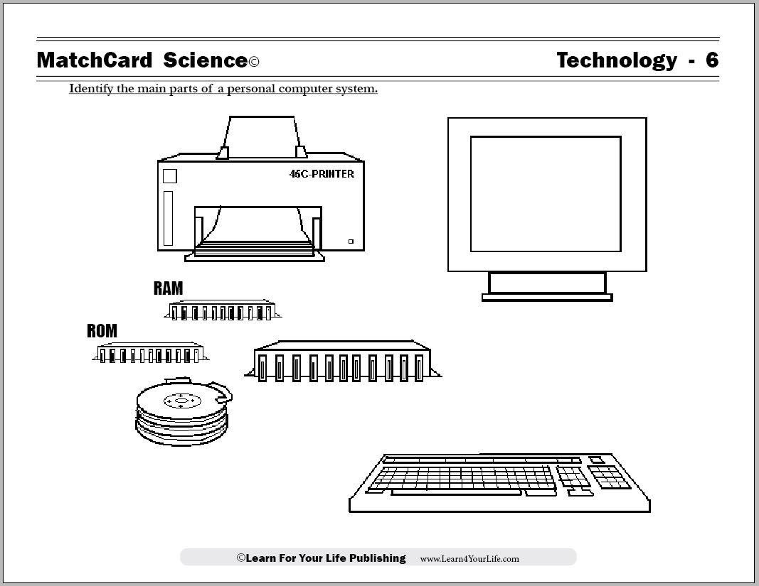 Computer Technology Worksheets