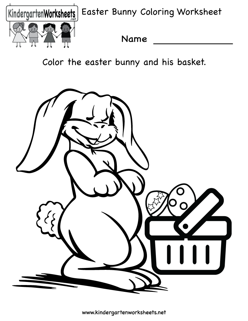 Free Printable Easter Coloring Worksheets