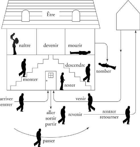 French Etre Verbs Passe Compose