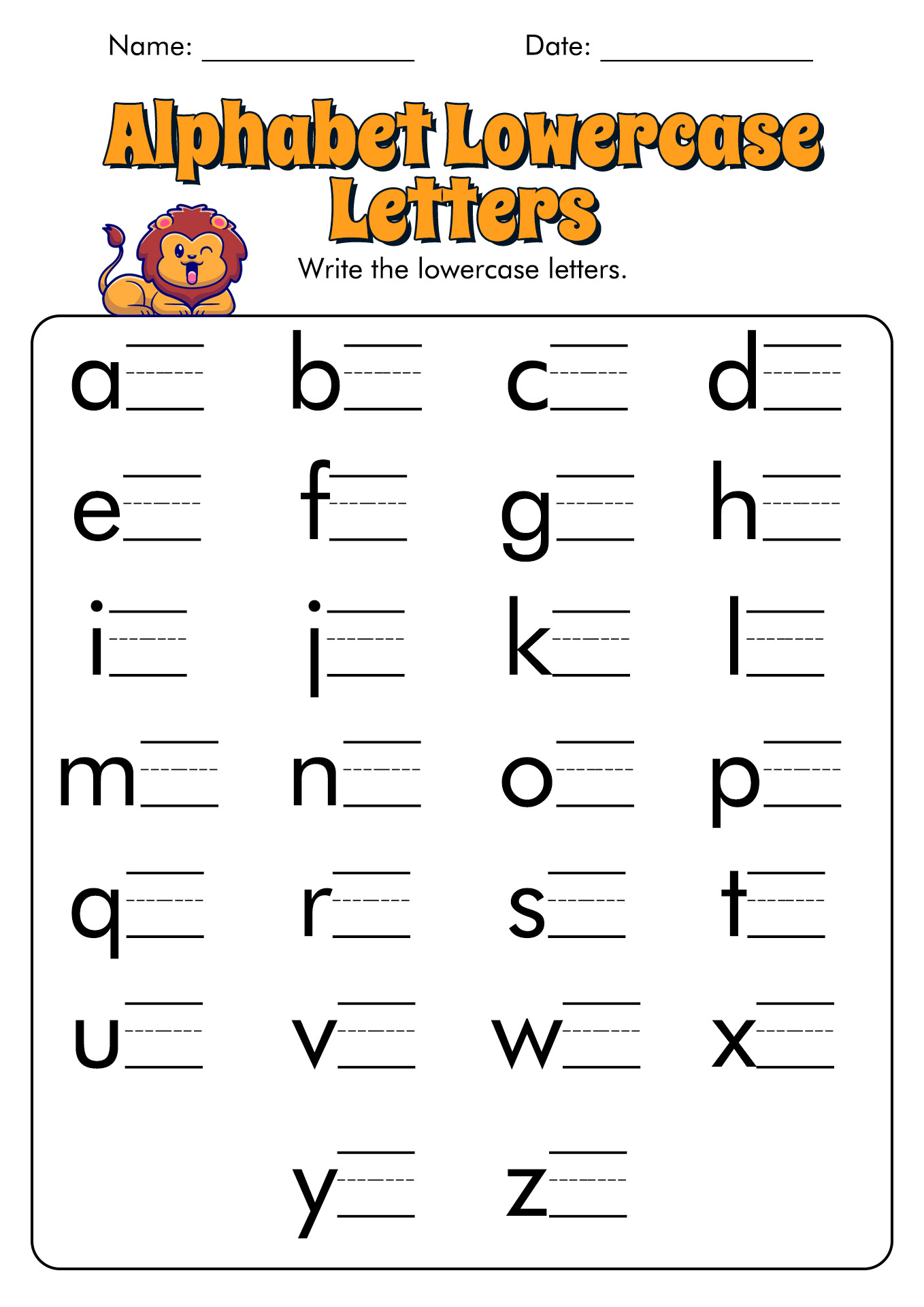 15 Alphabet Letter Practice Worksheets Free PDF At Worksheeto