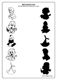 Preschool Shadow Worksheets