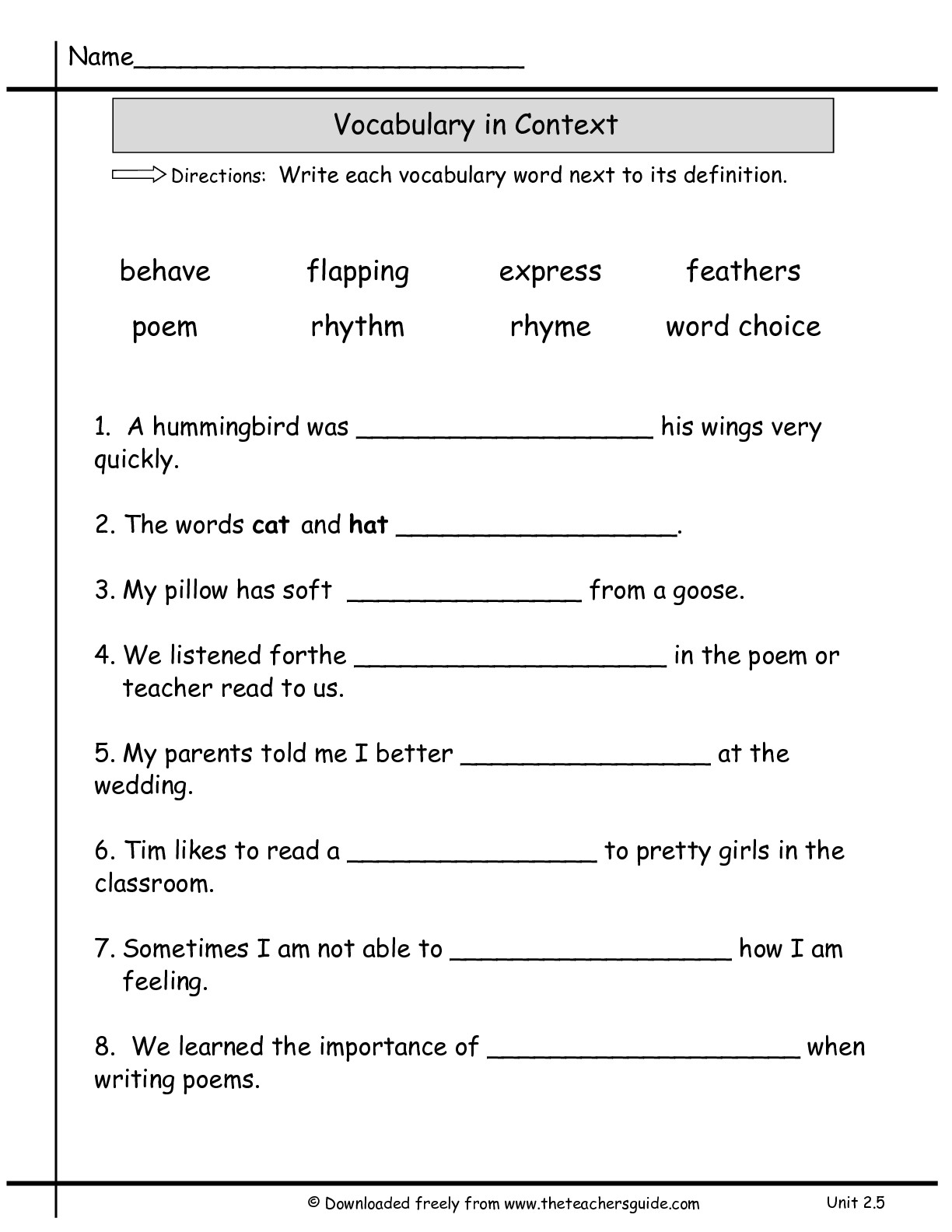 Verb Tense Worksheets For 3rd Grade
