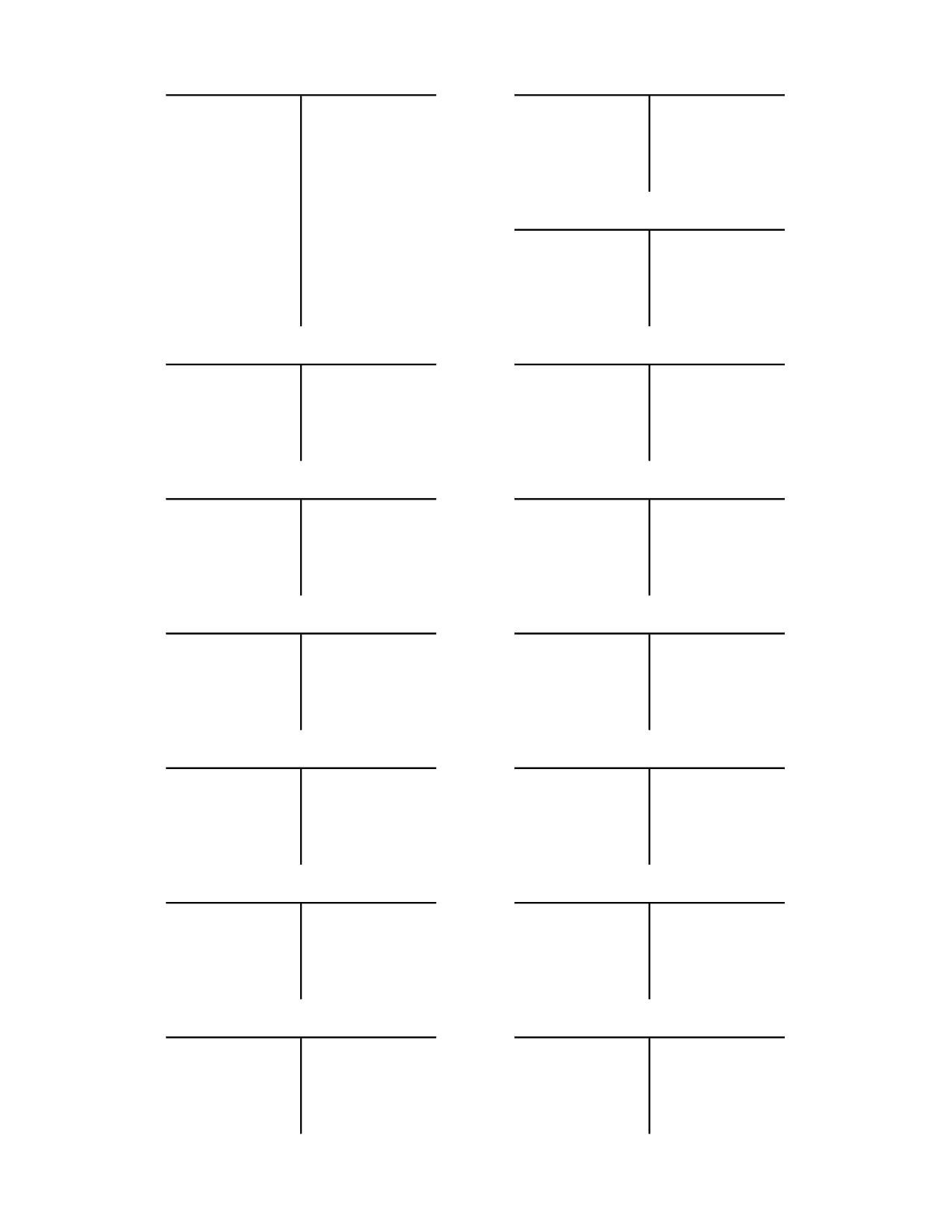 Accounting T-account Template