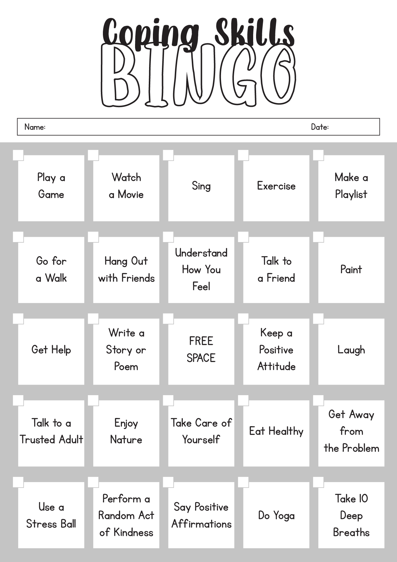 13 Coping Skills Worksheets Worksheeto