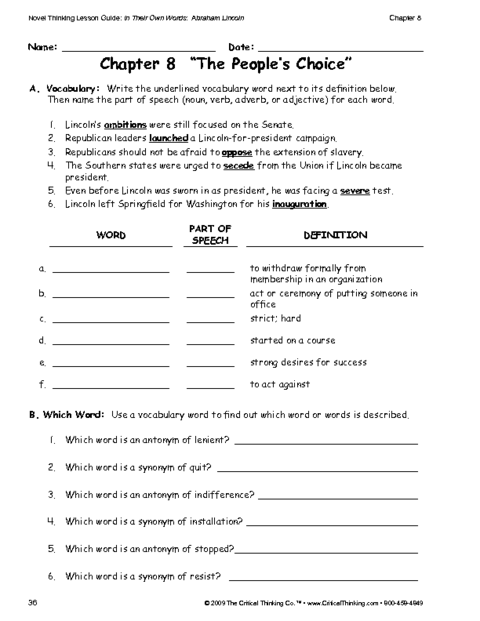 Critical Thinking Worksheets for Adults