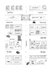 Map Giving Directions Worksheet for Kids