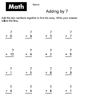 Math Addition Worksheets 2nd Grade