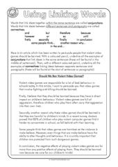 Persuasive Text Worksheets