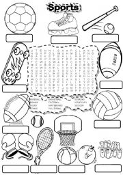 Sports Word Searches Printable