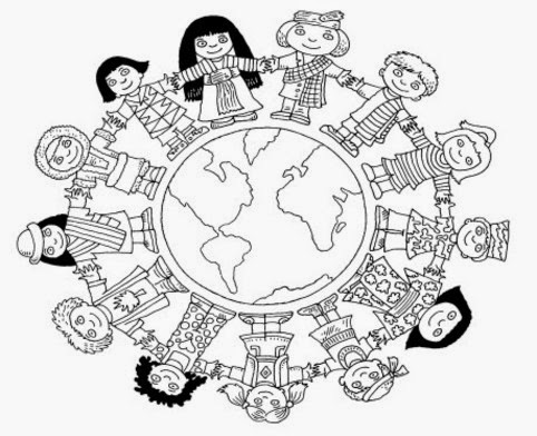 World Children Coloring Page