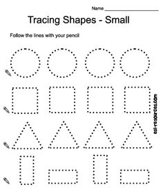 Free Pre-K Shapes Worksheets